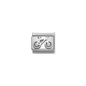 Composable Classic Link Bicycle In Silver And Stone