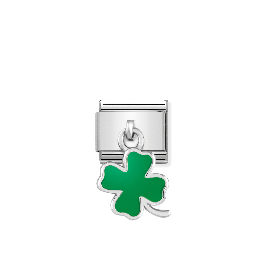 Composable Classic Link Green Four Leaf Clover