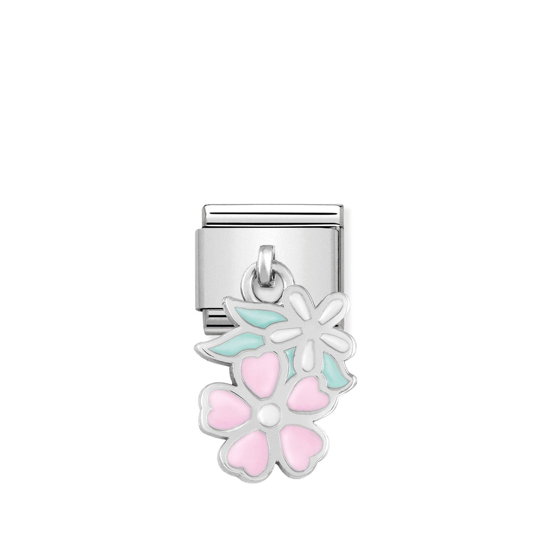 Composable Classic Link Pink And White Flower