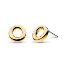 Load image into Gallery viewer, Bevel Cirque Golden Mini Stud Earrings
