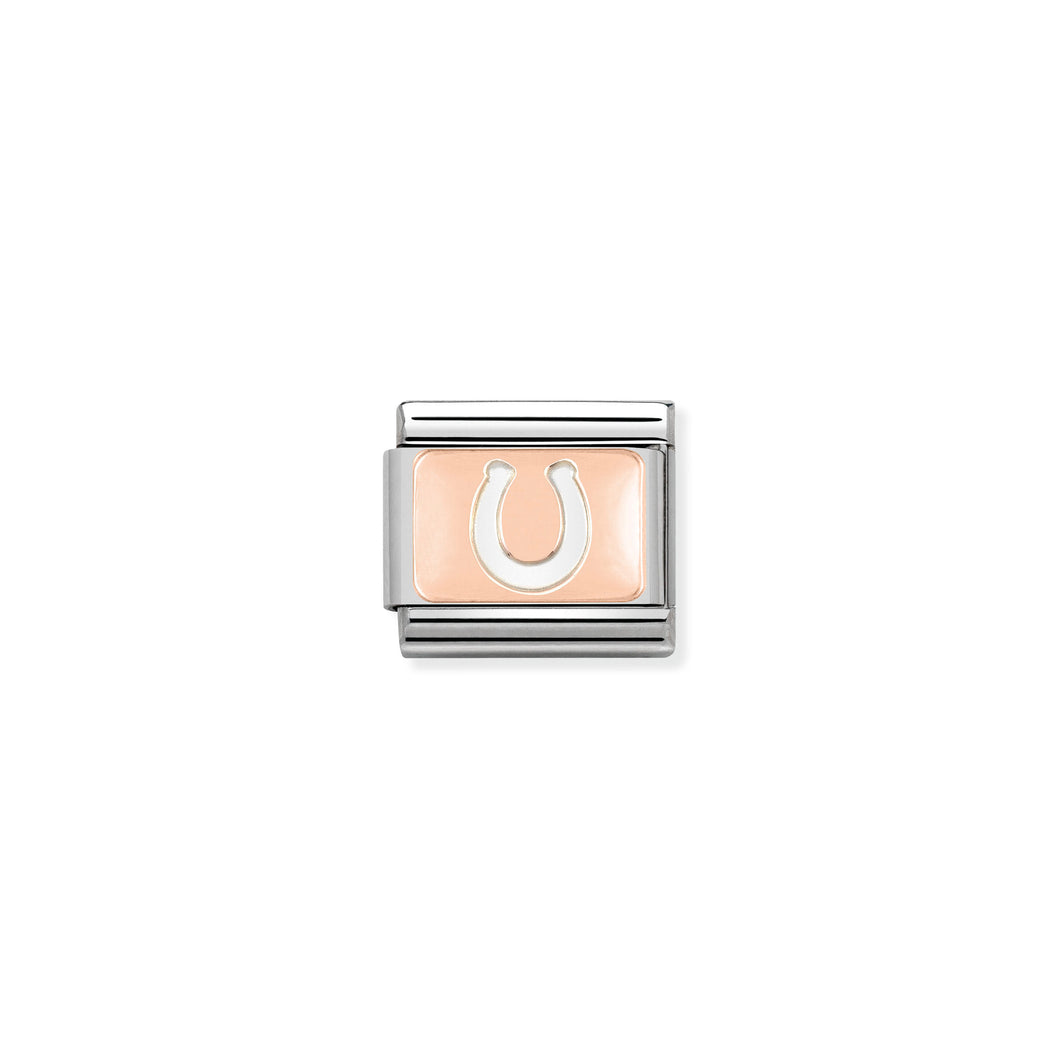 Composable Classic Link Bonded Rose Gold Horseshoe