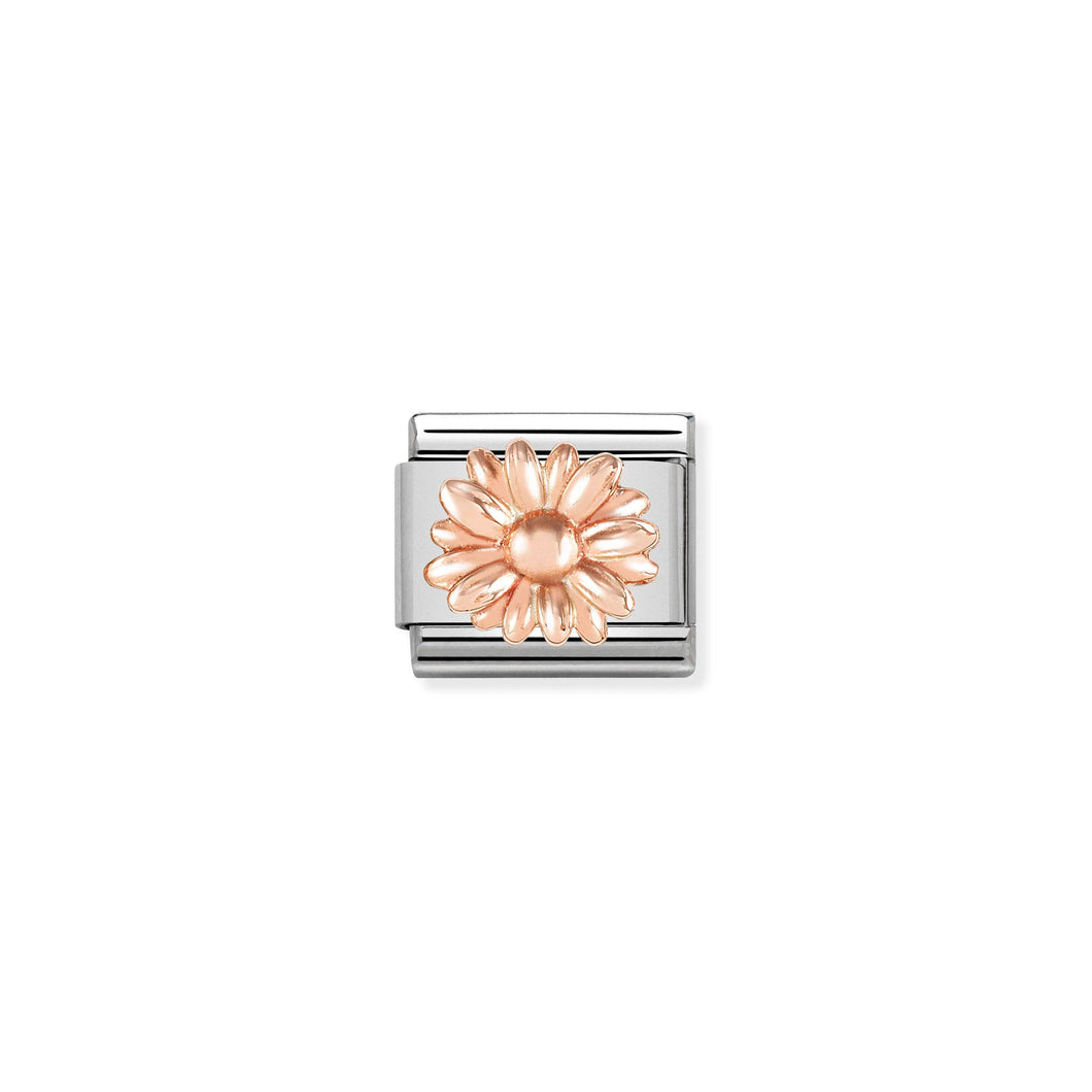 Composable Classic Link Bonded Rose Gold Daisy