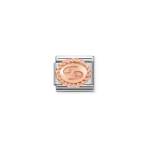 Composable Classic Link Bonded Rose Gold Cancer Symbol