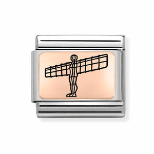 Composable Classic Link Angel Of The North On Bonded Rose Gold