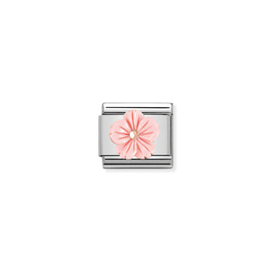 Composable Classic Link Flower In Rose Coral