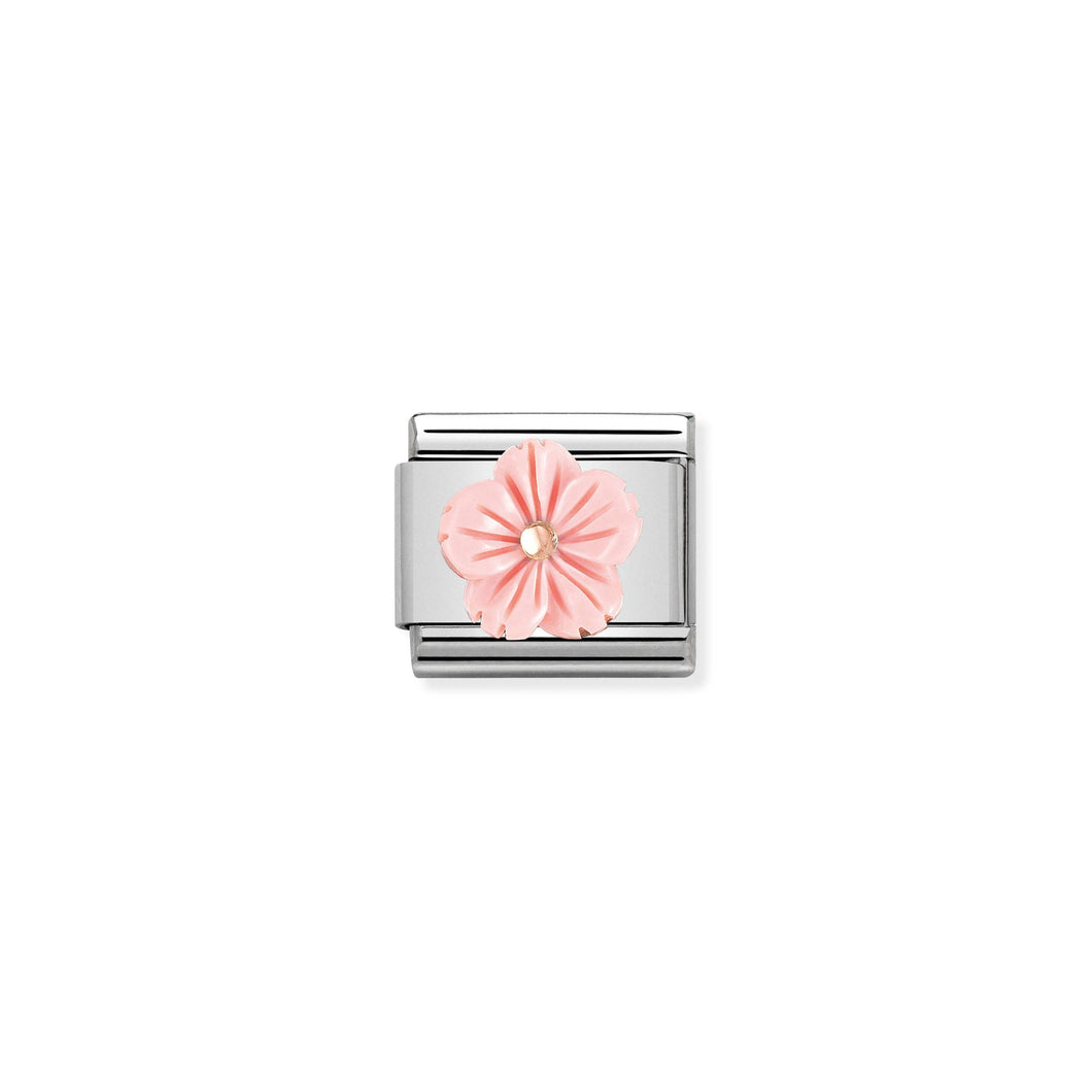Composable Classic Link Flower In Rose Coral