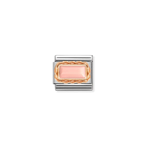 Composable Classic Link Bonded Rose Gold And Pink Coral