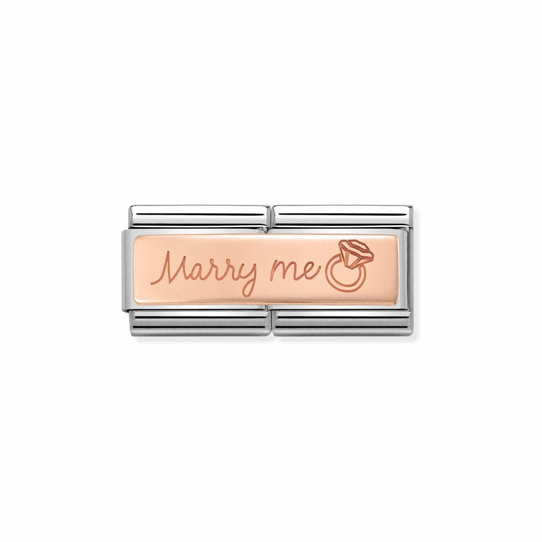Composable Classic Double Link Bonded Rose Gold Marry Me