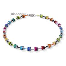 Load image into Gallery viewer, GeoCUBE® Necklace Classic Polaris &amp; Rhinestone Multicolour
