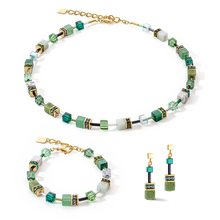 Load image into Gallery viewer, GeoCUBE® Iconic Precious Earrings Green
