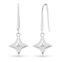 Load image into Gallery viewer, Revival Astoria Glitz Mother of Pearl Star Drop Earrings
