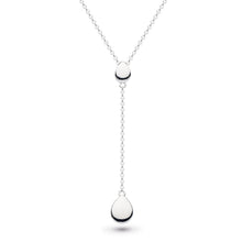 Load image into Gallery viewer, Coast Pebble Linking Pebbles Chain Drop Lariat Necklace
