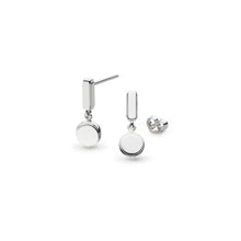 Load image into Gallery viewer, Revival Eclipse Bar &amp; Disc Stud Drop Earrings
