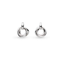 Load image into Gallery viewer, Bevel Trilogy Drop Earrings
