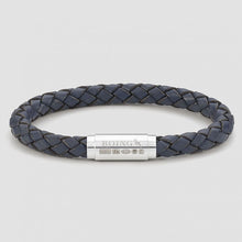 Load image into Gallery viewer, Blue Middy Leather Bracelet
