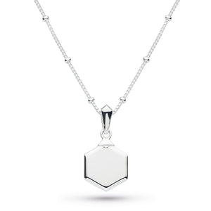 Revival Deco Hexagonal Necklace