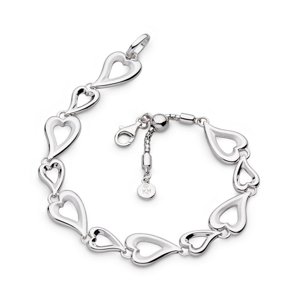 Desire Love Story Heart Multi-Link Slider Bracelet