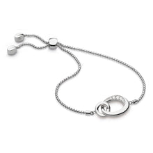 Load image into Gallery viewer, Bevel Cirque Link Pavé Toggle Bracelet
