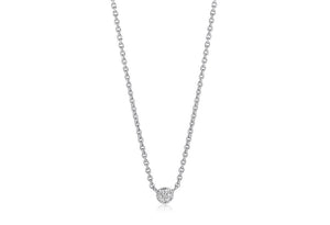 Necklace Cecina With White Zirconia