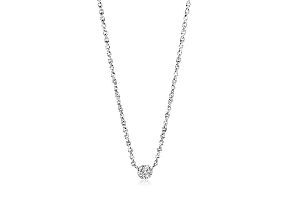 Necklace Cecina With White Zirconia