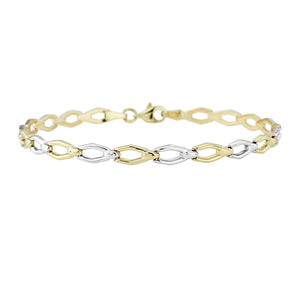 Yellow And White Gold Bracelet