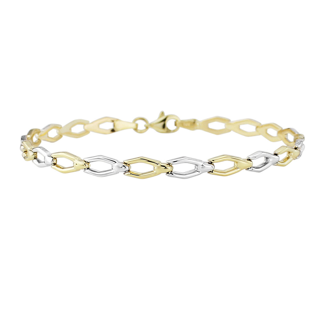 Yellow And White Gold Bracelet
