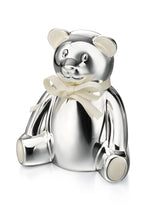 Load image into Gallery viewer, Silver Plated Teddy Bear Money Box

