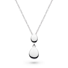 Load image into Gallery viewer, Pebbles Twin Droplet Necklace
