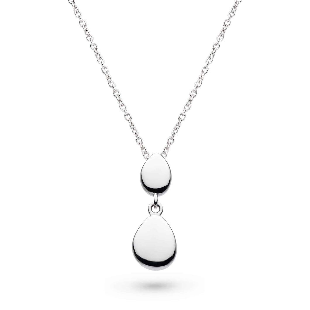 Pebbles Twin Droplet Necklace