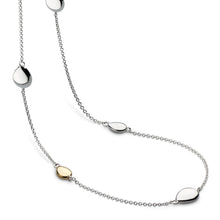Load image into Gallery viewer, Coast Pebble Golden Station Necklace
