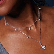 Load image into Gallery viewer, Revival Astoria Starburst Pavé Grand Star Necklace
