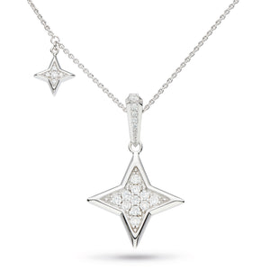 Revival Astoria Starburst Pavé Grand Star Necklace