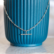 Load image into Gallery viewer, Revival Astoria Figaro Chain Link T-bar Style Necklace
