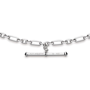 Revival Astoria Figaro Chain Link T-bar Style Necklace