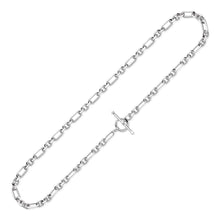 Load image into Gallery viewer, Revival Astoria Figaro Chain Link T-bar Necklace
