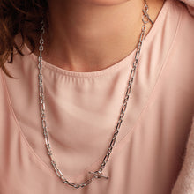 Load image into Gallery viewer, Revival Astoria Figaro Chain Link T-bar Necklace
