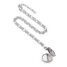 Load image into Gallery viewer, Revival Astoria Figaro Chain Link Locket Necklace
