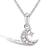 Load image into Gallery viewer, Revival Céleste Crescent Moon Necklace

