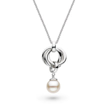 Load image into Gallery viewer, Bevel Trilogy Pearl Necklace

