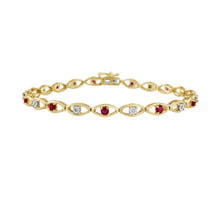 Load image into Gallery viewer, Ruby And Diamond Bracelet
