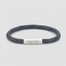 Load image into Gallery viewer, Blue Skinny Leather Bracelet
