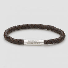 Load image into Gallery viewer, Brown Skinny Leather Bracelet
