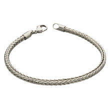 Load image into Gallery viewer, Stainless Steel Plaited Fox Chain Bracelet
