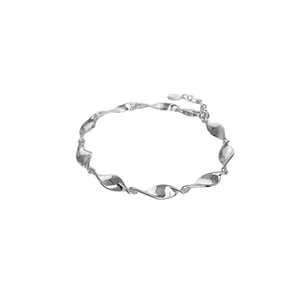 Silver Small Twist Bracelet