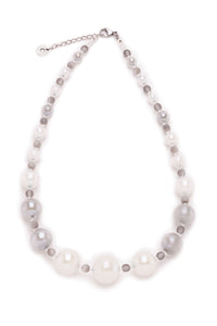 Joy Top Necklace White