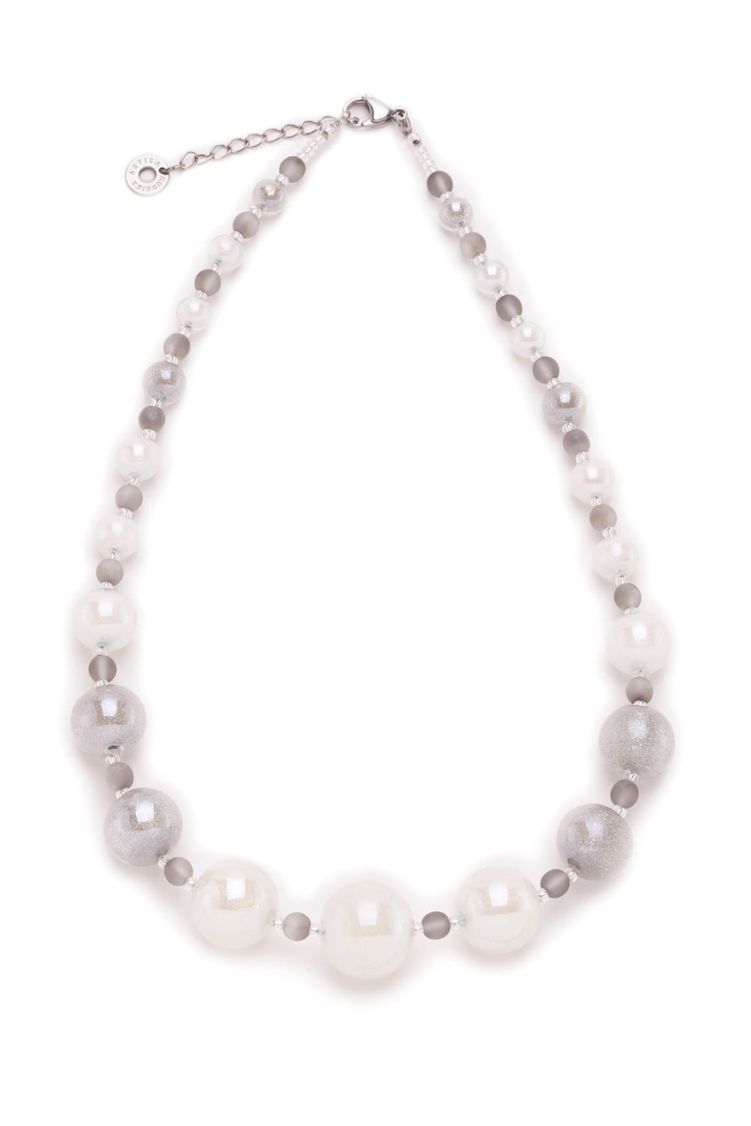 Joy Top Necklace White