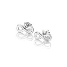 Load image into Gallery viewer, Diamond Amulet Infinity Earrings
