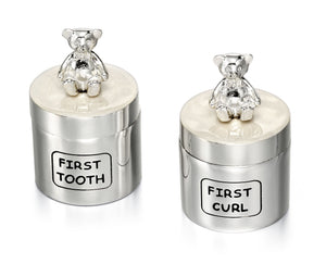 Silver Plated Tooth And Curl Set