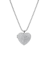 Load image into Gallery viewer, Memories White Topaz Heart Locket
