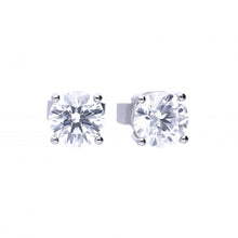 Load image into Gallery viewer, Four Claw Set 1ct Solitaire Stud Earrings
